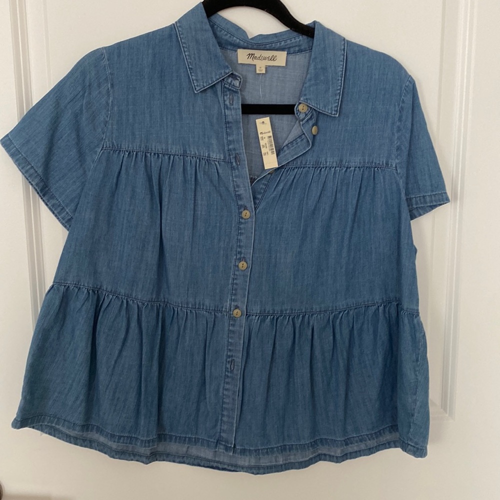Denim Madewell top